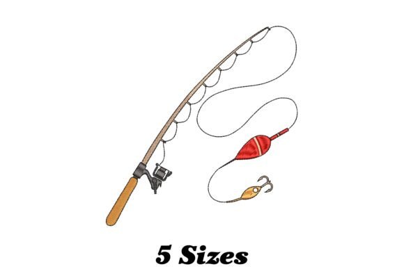 Fishing Rods: A Whimsical Embroidery Design for Meaningful Gifts