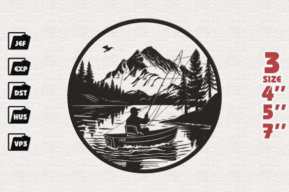 Man Fishing: A Whimsical Stitch That Works