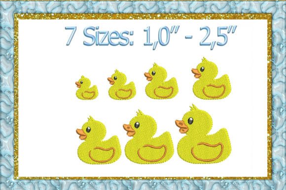 Mini Duck: A Whimsical, Workhorse Embroidery Design