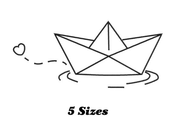 Paper Boat: A Whimsical Craft Fair Embroidery Winner